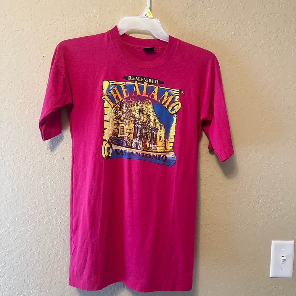 VTG Fruit of the Loom BEST Single Stitch The Alamo San Antonia T Shirt Sz XL